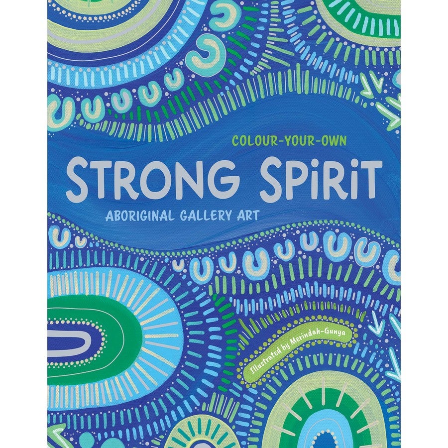 'Aboriginal Gallery Art Strong Spirit' by Merindah Gunya colouring